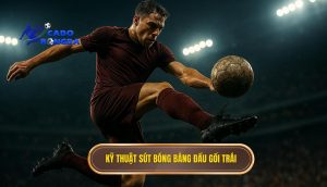 Kỹ thuật sút bóng bằng đầu gối trái