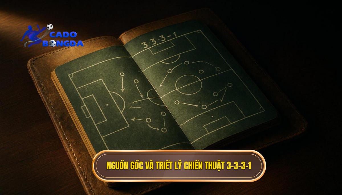 Phân tích chuyên sâu Chiến thuật bóng đá 3-3-3-1: Đội hình Tấn công Tổng lực và Độ linh hoạt 1 Nguồn gốc và Triết lý cốt lõi của Chiến thuật 3-3-3-1