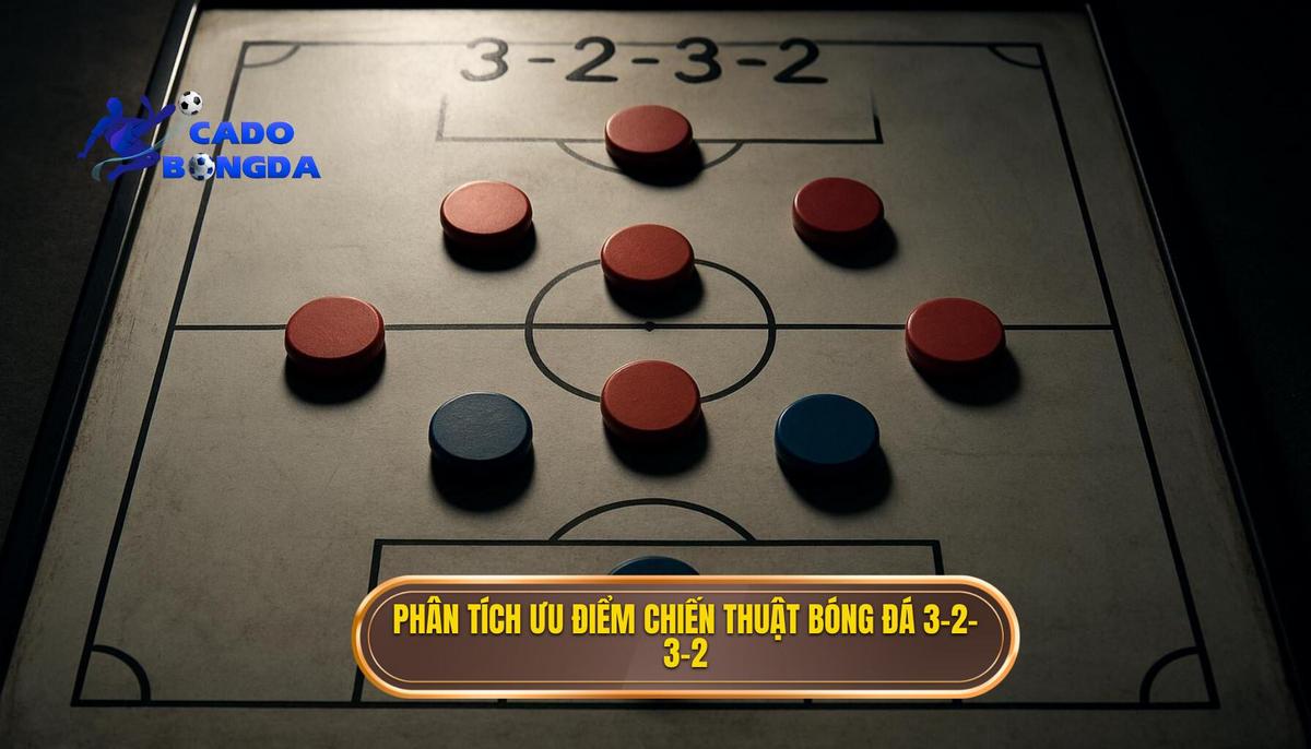 Phân Tích Chuyên Sâu Về Ưu Điểm Chính của Chiến thuật bóng đá 3-2-3-2