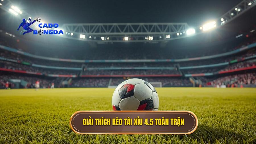 Giải thích kèo tài xỉu 4.5 toàn trận